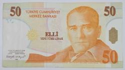 TC 8.Emisyon 50 YTL 1.Tertip B24 Serisi ÇÇT