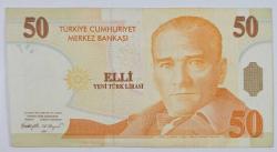 TC 8.Emisyon 50 YTL 1.Tertip C69 Serisi ÇÇT