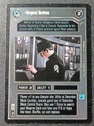 Star Wars Oyun Kartı 1997