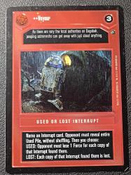 Star Wars Oyun Kartı 1997