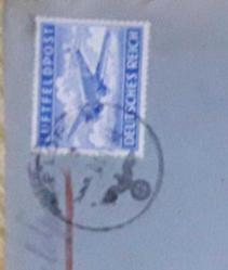 LOT.19 » ALMANYA HAVA POSTASI POSTADAN GEÇMİŞ MEKTUP