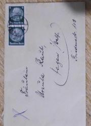 LOT.18 » 1933 ALMANYA D REİC PULLU POSTADAN GEÇMİŞ MEKTUP