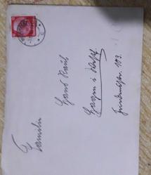 LOT.17 » 1933 ALMANYA D REİC PULLU POSTADAN GEÇMİŞ MEKTUP