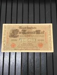 1910 Almanya 1000 Mark Reichsbanknote — Berlin Tarihli — Antika Banknot ( Nr. 2920111  )