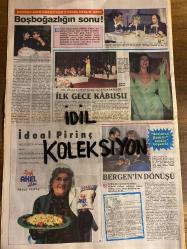 HAFTANIN SESİ GAZETESİ - DOĞUM GÜNÜ HEDİYESİ (TURKİSH - NEWSPAPER) -  21 TEMMUZ 1989 - SAYI : 29 - TAM TAKIM 12 SAYFADIR -Hülya Avşar-Tanju Çolak-İsmail-Zeynep-Asım Ekren-Yüksel Uzel-Atik Berberoğlu-Nil Ünal-Erdoğan Demirören-Nil Onal-Yasemin Kamhi-Cefi Kamhi-İnci Aksoy-Erol Aksoy-Ayşe Beyazıt-Ayşe Akarsu-Selma Bilge-Osman Bilge-Nadir Yelkenci-Sibel Yelkenci-Figen Oktar-Jülide Gürsel-Bilen Özden-Cumhur Cazgır-Serap Tibuk-Besim Tibuk-Müge-Ali Titiz-Kenan Çınar-Samim Kocagöz-Kerim Aydın Erdem-Tarık Dursun K-İsmet Özhan-Ahmet Mekin-Sadri Alışık-İzzet Günay-Ekrem Bora-Tanju Gürsu-Kadir Savun-Hayat Hamzaoğlu-Osman Seden-Haluk Toksöz-Enis Fosforoğlu-Cüneyt Gökçer-Avuç Gökçe-Üstün Asutay-Banu Alkan-Attila Saral-Sahin Gök-Semiha Yankı-Emel Sayın-Yavuz Asöcal-Nalan Altınörs-Barış Manço-Sezen Aksu-Nükhet Duru-Nilüfer-Ajda Pekkan-Deniz İnsel-Cumhur Cazgır-Bergen boşandı-Seda Sayan