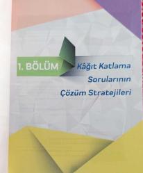 KAREKÖK YAYINLARI, TYT AYT Geometride Kağıt Katlama Soruları ve Çözüm Stratejileri