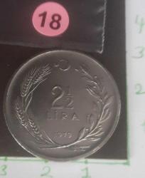 1979 2,5 Lira FAO ÇİL - Aile Planlaması - Herkes İçin Yiyecek - ÇİL - Birleşmiş Milletler Gıda ve Tarım Örgütü  - ;Hatıra Para - Madalyon