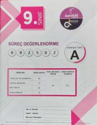 KAREKÖK ve DAKİKA YAYINLARI, 9. SINIF SÜREÇ DEĞERLENDİRME (Kitapçık A)