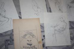 1980  SENELERINE AİT KARAKALEM AMATÖR CİZİMLER DETAYLAR RESIMLERDE LOT HALİNDE HEPSİDE GÖNDERİLECEKTIR ( R21 -1