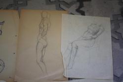 1980  SENELERINE AİT KARAKALEM AMATÖR CİZİMLER DETAYLAR RESIMLERDE LOT HALİNDE HEPSİDE GÖNDERİLECEKTIR ( R21 -2