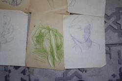 1980  SENELERINE AİT KARAKALEM AMATÖR CİZİMLER DETAYLAR RESIMLERDE LOT HALİNDE HEPSİDE GÖNDERİLECEKTIR ( R21 -2