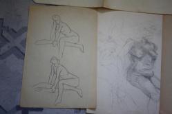 1980  SENELERINE AİT KARAKALEM AMATÖR CİZİMLER DETAYLAR RESIMLERDE LOT HALİNDE HEPSİDE GÖNDERİLECEKTIR ( R21 -3