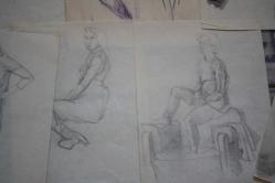 1980  SENELERINE AİT KARAKALEM AMATÖR CİZİMLER DETAYLAR RESIMLERDE LOT HALİNDE HEPSİDE GÖNDERİLECEKTIR ( R21 -4