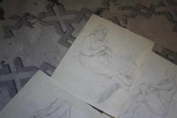 1980  SENELERINE AİT KARAKALEM AMATÖR CİZİMLER DETAYLAR RESIMLERDE LOT HALİNDE HEPSİDE GÖNDERİLECEKTIR ( R21 -4