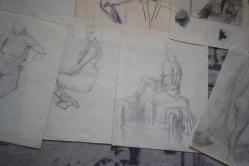 1980  SENELERINE AİT KARAKALEM AMATÖR CİZİMLER DETAYLAR RESIMLERDE LOT HALİNDE HEPSİDE GÖNDERİLECEKTIR ( R21 -4