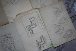 1980  SENELERINE AİT KARAKALEM AMATÖR CİZİMLER DETAYLAR RESIMLERDE LOT HALİNDE HEPSİDE GÖNDERİLECEKTIR ( R21 -5