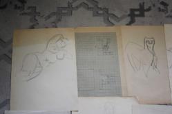 1980  SENELERINE AİT KARAKALEM AMATÖR CİZİMLER DETAYLAR RESIMLERDE LOT HALİNDE HEPSİDE GÖNDERİLECEKTIR ( R21 -5