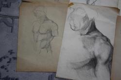 1980  SENELERINE AİT KARAKALEM AMATÖR CİZİMLER DETAYLAR RESIMLERDE LOT HALİNDE HEPSİDE GÖNDERİLECEKTIR ( R21 -7