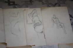 1980  SENELERINE AİT KARAKALEM AMATÖR CİZİMLER DETAYLAR RESIMLERDE LOT HALİNDE HEPSİDE GÖNDERİLECEKTIR ( R21 -7