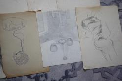 1980  SENELERINE AİT KARAKALEM AMATÖR CİZİMLER DETAYLAR RESIMLERDE LOT HALİNDE HEPSİDE GÖNDERİLECEKTIR ( R21 -7