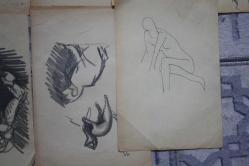 1980  SENELERINE AİT KARAKALEM AMATÖR CİZİMLER DETAYLAR RESIMLERDE LOT HALİNDE HEPSİDE GÖNDERİLECEKTIR ( R21 -9