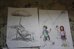 19XX  SENELERINE AİT KARAKALEM AMATÖR CİZİMLER DETAYLAR RESIMLERDE LOT HALİNDE HEPSİDE GÖNDERİLECEKTIR ( R21 B1