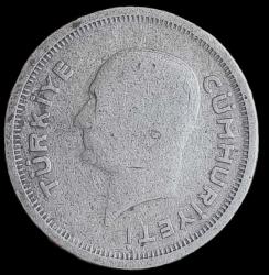 1936 25 Kuruş Gümüş 3gr