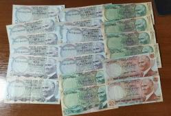 6-7 EMİSYON YERLİ ESKİ KAĞIT PARALAR LOTU