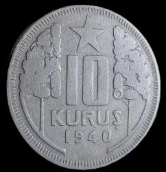 1940 10 Kuruş