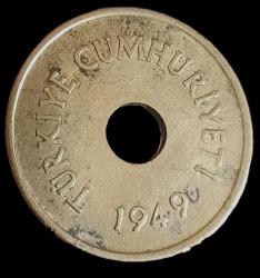 1949 Delikli 2'5 Kuruş