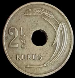 1948 Delikli 2'5 Kuruş