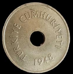 1948 Delikli 2'5 Kuruş