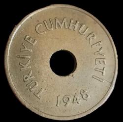 1948 Delikli 2'5 Kuruş