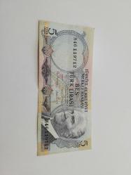 6.EMİSYON 5 TÜRK LİRASI 1968