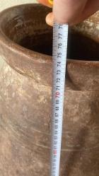 ANTİKA  EL YAPIMI TERRACOTTA PİTHOS - Toprak Küp