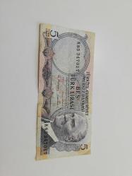 6.EMİSYON 5 TÜRK LİRASI 1968