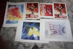 TOPLU LOT DİJİTAL BASKI TABLO RESIM DETAYLAR RESIMLERDE LOT HALİNDE   (DEPO