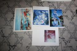 TOPLU LOT DİJİTAL BASKI TABLO RESIM DETAYLAR RESIMLERDE LOT HALİNDE   (DEPO