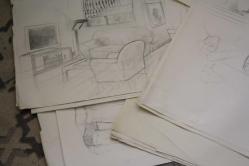 35 DEN FAZLA LOT  KARAKALEM AMATÖR CİZİMLER DETAYLAR RESIMLERDE LOT HALİNDE HEPSİDE GÖNDERİLECEKTIR ( DEPO