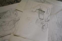 35 DEN FAZLA LOT  KARAKALEM AMATÖR CİZİMLER DETAYLAR RESIMLERDE LOT HALİNDE HEPSİDE GÖNDERİLECEKTIR ( DEPO