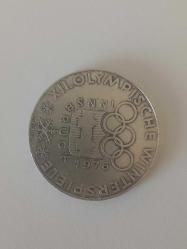 100 Schilling 1976 - Avusturya XII. Kış Olimpiyat Oyunları (Innsbruck) Gümüş Hatıra Parası