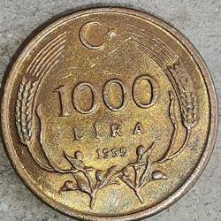 TÜRKİYE  1995   1000  LİRA