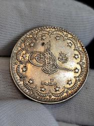 Sultan Reşat 1327/2 Gümüş 5 Kuruş Çil