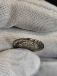 Sultan Abdülhamit 1293/27 Mısır Baskı Gümüş 1 Kuruş Çil