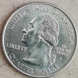 AMERİKA  2002 P   25  CENT   ÇEYREK DOLAR  HATIRA  50 Eyalet Çeyreklikleri - Indiana