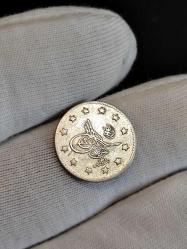 Sultan Abdülhamit 1293/20 Gümüş 1 Kuruş Çil