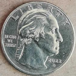 AMERİKA  2022 D    25  CENT   ÇEYREK DOLAR  HATIRA  Amerikan Kadınları - Anna May Wong