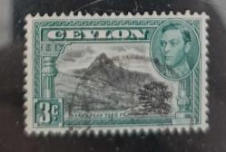 İngiliz Sömürgesi Seylan-1938_ damgalı