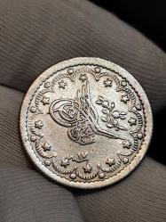 Sultan Abdülmecid 1255/17 Gümüş 5 Kuruş Nadir