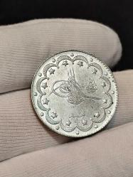 Sultan Reşat 1327/7 Gümüş 10 Kuruş Çil